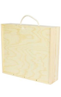 4 Bottle Wooden Wine Box