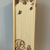 1 Bottle Magnum Hand Burned Pre-Made Wine Box