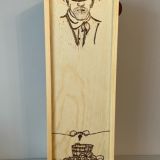1 Bottle Magnum Hand Burned Pre-Made Wine Box