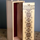 1 Bottle Hand Burned Pre-Made Wine Box