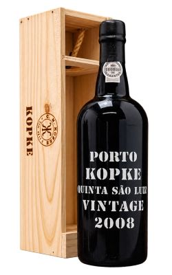 Kopke - Quinta Sao Luiz Vintage Port 2008 with Gift Box