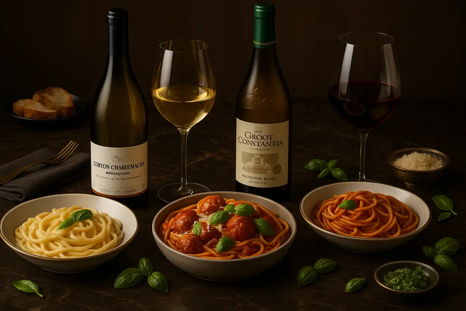 Wine with pasta guide